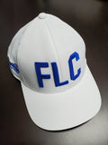 FLC Hats 2023 (light blue/white, white/blue, navy blue/orange, black/pink, grey/white)