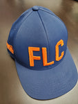 FLC Hats 2023 (light blue/white, white/blue, navy blue/orange, black/pink, grey/white)